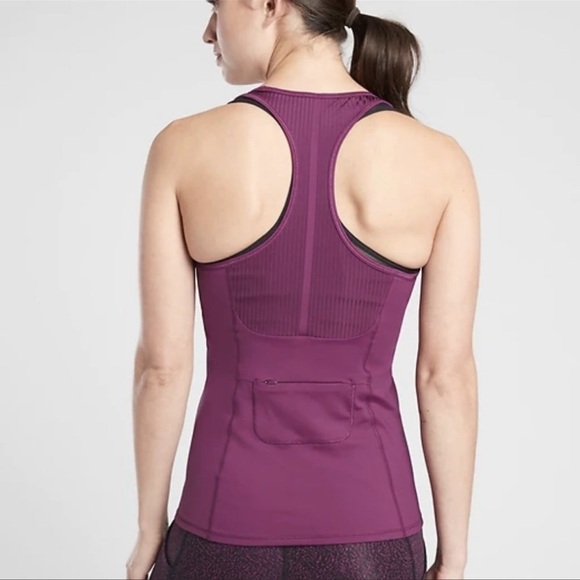 NWT Athleta Vitality Rib Tank in Velvet Plum XS - Picture 4 of 13